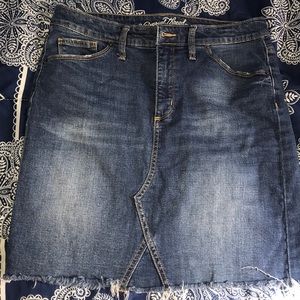 Denim skirt